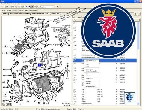 GLOBAL EPC AUTOMOTIVE SOFTWARE: SAAB EPC ELECTRONIC PARTS CATALOGUE 2009-Q4 (2010)