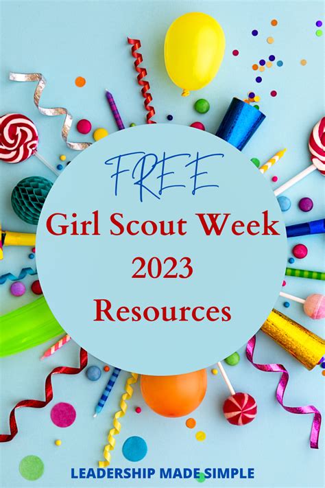 Free Girl Scout Week 2023 Resources for Leaders - Troop Leader