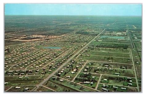 Vintage 1960s- Aerial View of Lehigh Acres, Florida Postcard (UnPosted ...