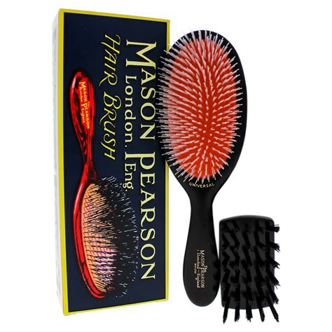 Mason Pearson Hair Brush Regular Universal NU2-Dark Ruby Medium Size ...