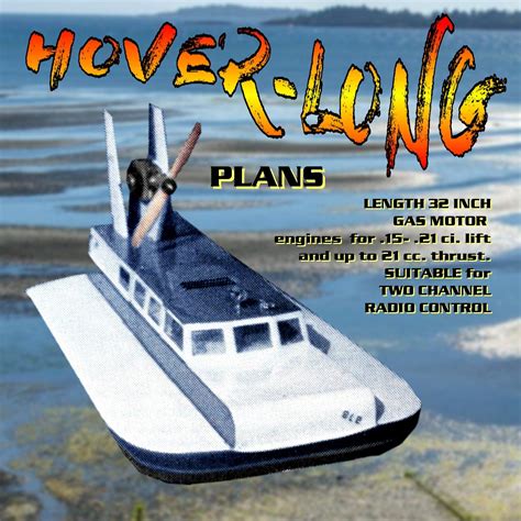 Full size Printed Plans freelance Hovercraft Length 32 in 2021 | How to ...