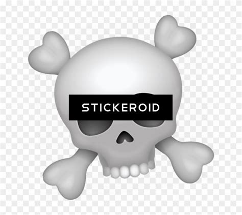 Pirate Skull Emoji - Skull Emoji - Free Transparent PNG Clipart Images ...