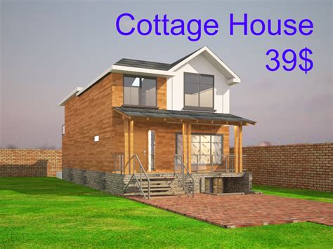 3D Model Cottage House - TurboSquid 1238779