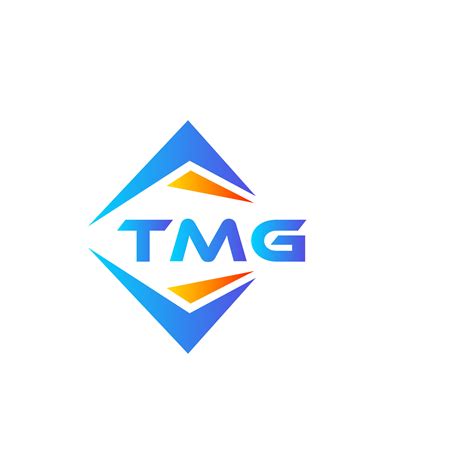 TMG abstract technology logo design on white background. TMG creative ...