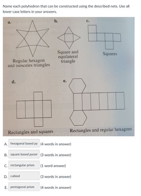 Polyhedron Nets