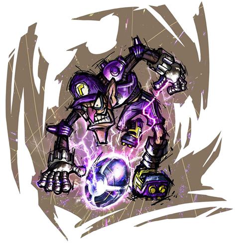 Waluigi - Characters & Art - Mario Strikers Charged | Super mario art ...