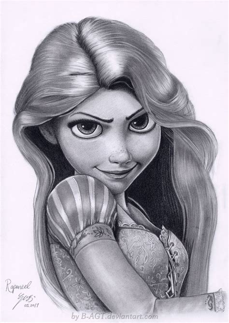 Rapunzel 3 Disney Tangled by B-AGT on deviantART | Rapunzel drawing, Disney art, Disney tangled