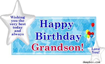 Grandson Birthday Clip Art | Happy Birthday Grandson, Happy Birthday ...