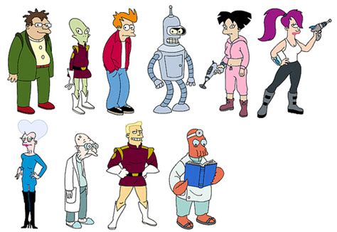 Futurama Main Characters (Picture Click) Quiz - By PrincessMartell