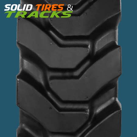 Solid tires for skid steer loaders 10x16.5, 12x16.5 for online sale - solidtiresandtracks.com