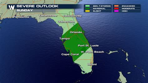 Active Weather for Florida Sunday - WeatherNation