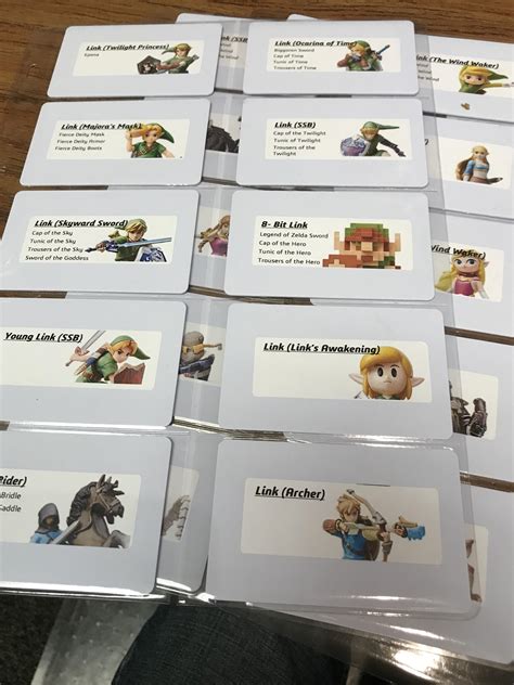 My minimalist Zelda Amiibo Cards : r/Amiibomb