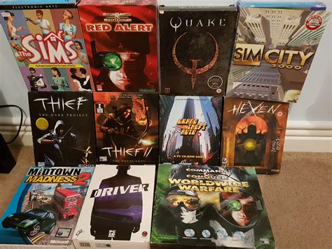 Recently started collecting old "big box" style PC games. My collection ...