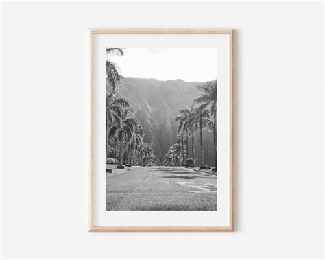 Hawaii Print Black and White, Hawaii Wall Art, Hawaii Poster,maui Print ...