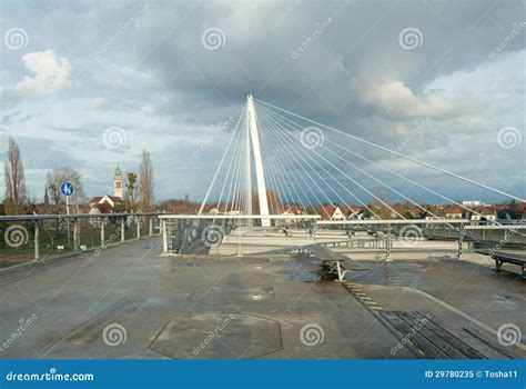 Passerelle Pedestrian Bridge between Kehl (Germany) and Strasbourg ...