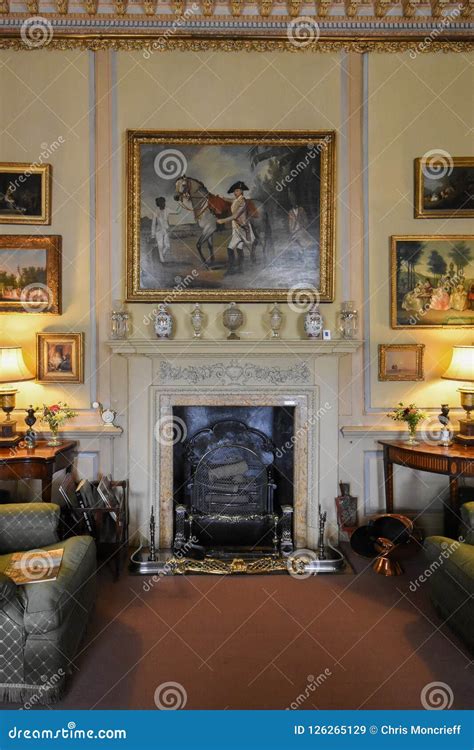 Wimpole Hall Yellow Drawing Room Editorial Stock Image - Image of homes, 1600s: 126265129