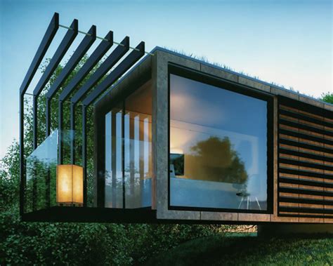 patrick bradley designs cantilevered shipping container office