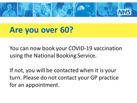 Over 60? You can book your Covid-19 vaccination today – Bradford ...