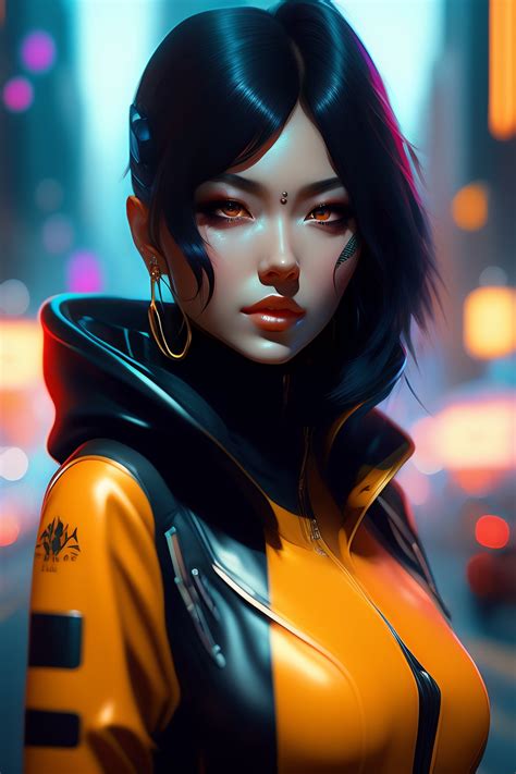 Lexica - Cyberpunk character masked by ilya Kuvshinov and greg rutkowski, digital art, realistic ...