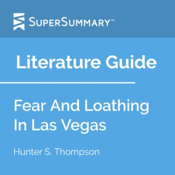 Fear And Loathing In Las Vegas Literature Guide by SuperSummary | TPT