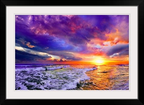 Pink And Purple Sunset Painting With Clouds - Acrylic Painting Easy Step By Step Pink Yellow ...