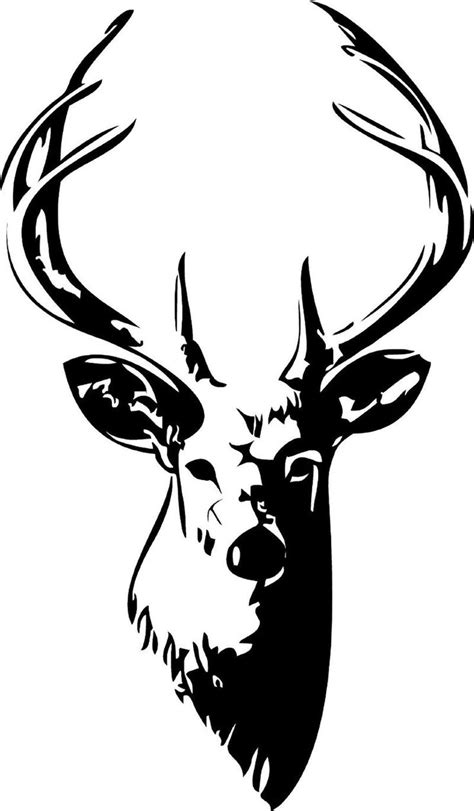 Deer Silhouette Stencil at GetDrawings | Free download