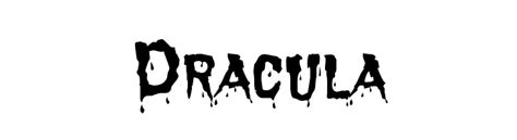 Dracula Font - FFonts.net