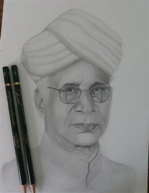 How to draw sarvepalli radhakrishnan teacher s day pencil sketch – Artofit