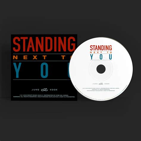 BTS Jungkook - Standing Next to You Single CD Album – Kpop Omo