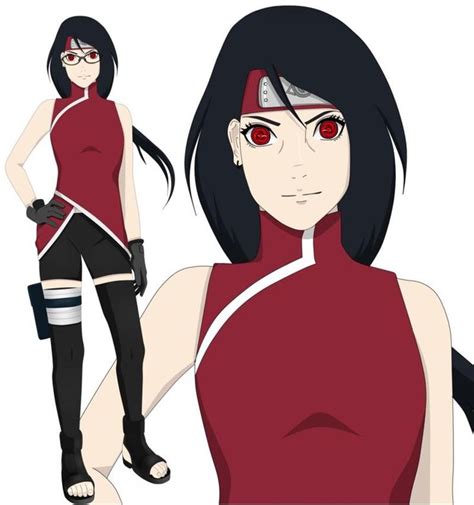 Sarada Uchiha design by https://www.deviantart.com/julesroux on @DeviantArt | Uchiha, Naruto ...