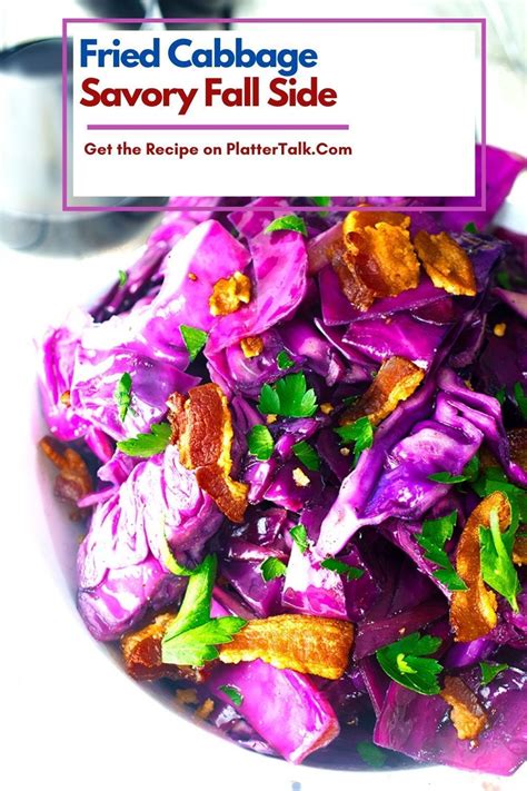 Fried Cabbage with Bacon | Fried cabbage, Fall side dish recipes, Savory fall recipes