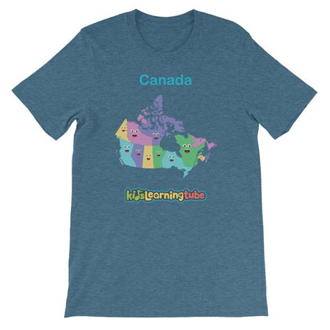 'Canada' Adult Unisex Short Sleeve T-Shirt – Kids Learning Tube