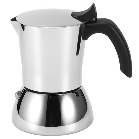 Greensen Mocha Pot,304 Stainless Steel Coffee Maker Mocha Pot Extraction Kettle for Home Coffee ...