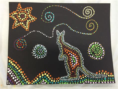 Kathy's Art Project Ideas: Aboriginal Dot Art Lesson