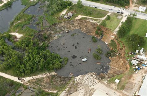 Striking sinkholes: Earth opens up