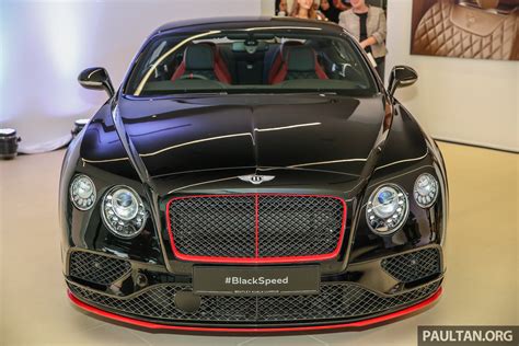 GALLERY: Bentley Continental GT Black Speed by Mulliner at new Kuala ...