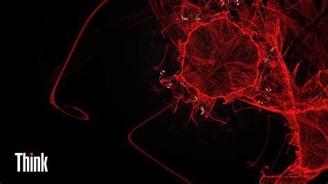 Lenovo Thinkpad digital wallpaper, 3D fractal, Apophysis, ThinkPad ...