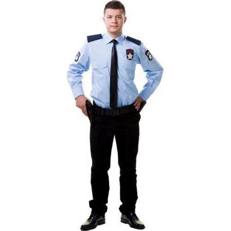 Blue Cotton Security Guard Uniforms, Size: Medium And XL at Rs 650/set ...