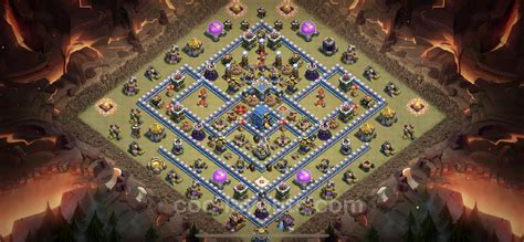 Best Anti 2 Stars War Base TH12 with Link - Town Hall Level 12 CWL Base ...