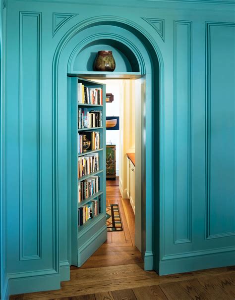 Declutter tip: Door frame bookshelf