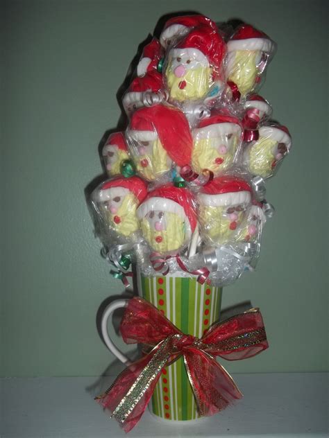 Santa Claus Cake Pops I Made For My Husbands Employers Christmas Party For Kids Each Individual ...