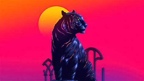 3840x2160 Neon Tiger 4k Wallpaper Hd Fantasy 4k Wallpapers Images ...