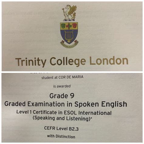 Trinity College London - Escola Cor de Maria Mataró