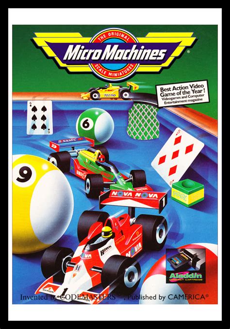 NES – Micro Machines Poster - Retro Game Cases 🕹️