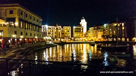 Loews Portofino Bay Hotel at Night | Wish Upon a Star With Us