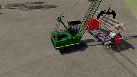 John Deere Grapple Yarder V1.0 - FS25 / FS22 Mod