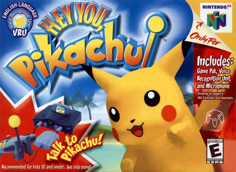 Hey You Pikachu VRU Nintendo 64 Game