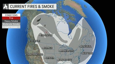 The impact of wildfires in Canada