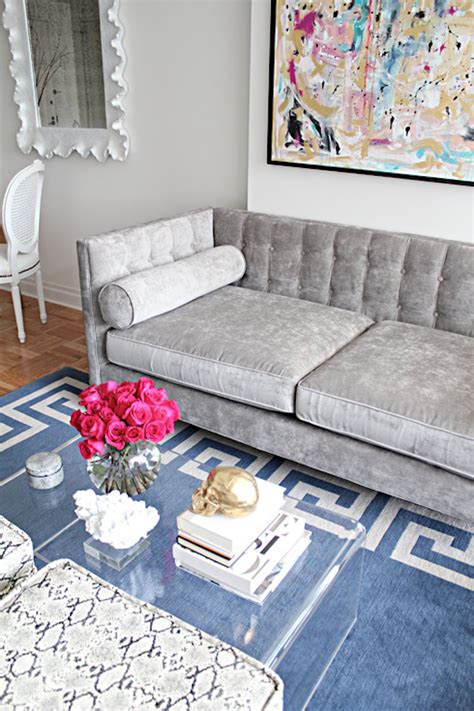 12 Gray Velvet Sofas for the Living Room You'll Love!