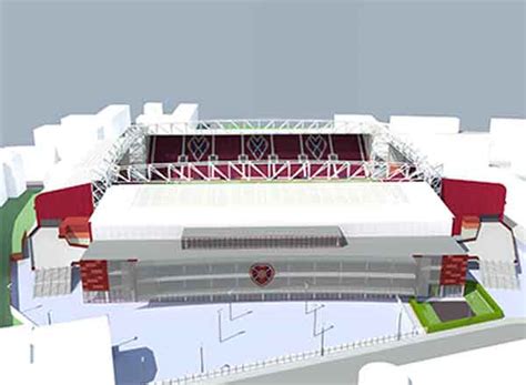 Plans Submitted For Hearts Stadium Main Stand Redevelopment | Scotland Construction News